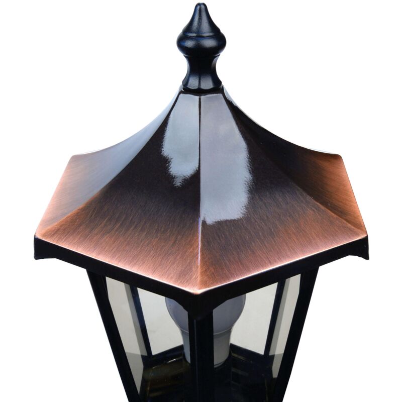 Aric - monaco Borne Ext. IP43 IK02 cuivré E27 100W max. Lpe non incl. haut.53cm 3045