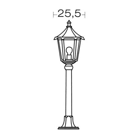 MONACO Lant.+Mat IP43 IK02 blanc E27 100W max. Lpe non incl. haut.1,55m ARIC 3058