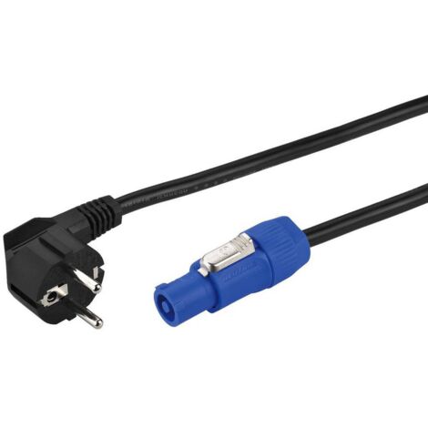Monacor AAC-115P Alimentazione Cavo [1x Spina schuko - 1x Spina PowerCon] 2 m Nero