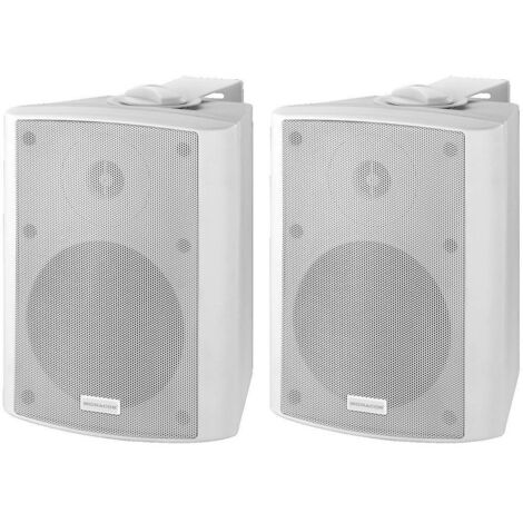 Monacor MKA-50SET/WS Set de haut-parleurs 2 voies à montage en saillie 10 W 1 paire(s) W980111