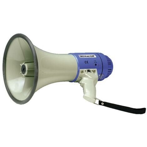 Monacor TM-25 Mégaphone avec sangle de retenue, sons intégrés Y256951