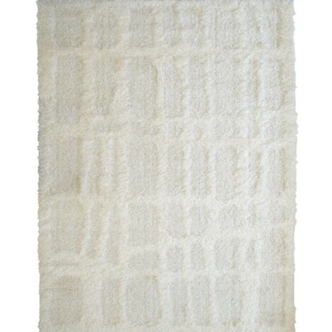 THEDECOFACTORY MONADE - Tapis reliefs deux épaisseurs crème 133x170