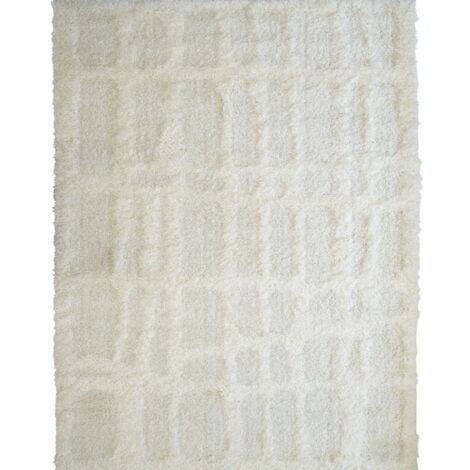 THEDECOFACTORY MONADE - Tapis reliefs deux épaisseurs crème 133x170