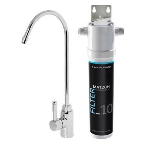 Monarch Drinking Water Filter System MA12CH Fittings +3/8 Filter Tubing+ Tap Kit