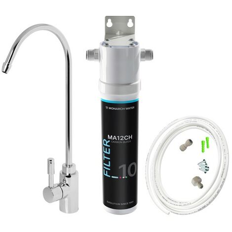 Monarch Drinking Water Filter System MA12CH + Tap + 3/8 Filter Tubing MA12CHMT