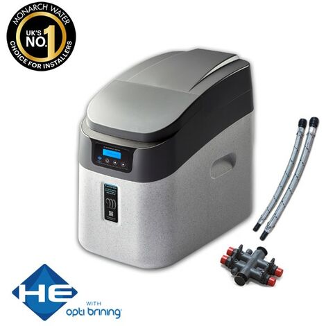 Monarch Mini Aqua HE FreeFlow Water Softener Ultimate Series Includes 22mm Hoses
