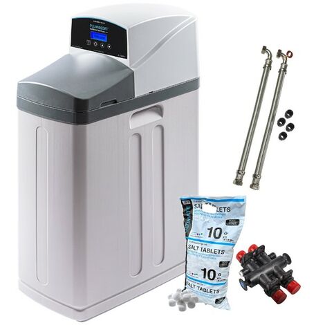 Monarch SE-11 Plumbsoft Electric Water Softener + 22mm Maxflow Hoses + 10KG Salt
