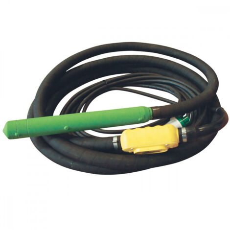 Moncoffrage – Aiguille vibrante haute fréquence Ø 38 mm – Alimentation 42V – Longueur câble 10 m – Pour béton armé et chantiers humides
