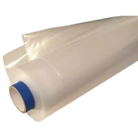 Moncoffrage – Film de protection désamiantage transparent 200 microns – Rouleau 120 m² – DART TEST supérieur à 300g pour zones confinées
