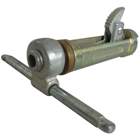 Moncoffrage – Tendeur pour verrou de coffrage type RAP – Acier électrozingué – Manivelle à crémaillère pour tension efficace – 1.5 Kg