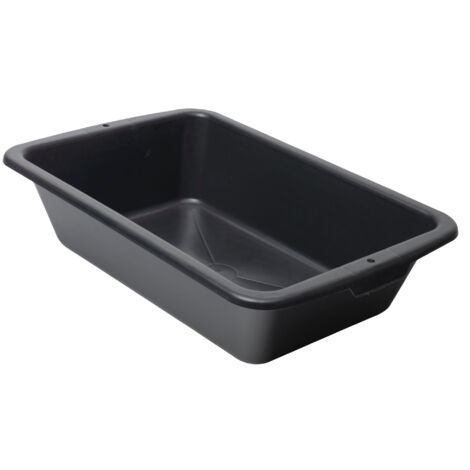 Mondelin – Auge de maçon plastique 35L – Dimensions 75x49.5x18.5 cm – Poignées intégrées – Pour mortiers et colles