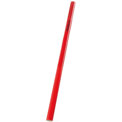 Mondelin – Crayon de charpentier 30cm – Corps en bois de qualité supérieure – Mine tendre facile à affûter – Pour bois, pierre et béton