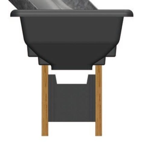 Mondelin – Entonnoir à banche 530 x 800 x 275 mm – Pour coulage béton propre – Compatible banches et planches de coffrage – Poids 3,41 kg
