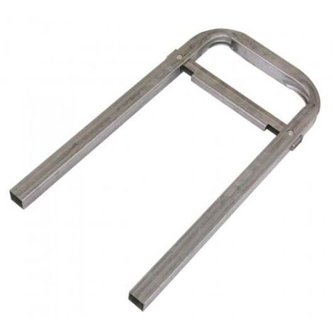 Mondelin – Étrier de coffrage 200 mm pour linteau et longrine – Assemblage boulonné tube carré 20 mm – Fabrication française