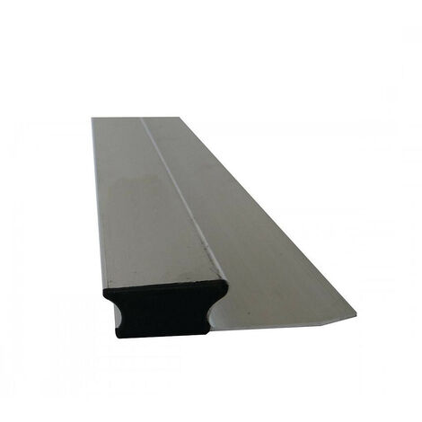 Mondelin – Lame à lisser fermée 1,50m en aluminium profil H – Embouts plastiques – Pour surfaces lisses et finitions précises