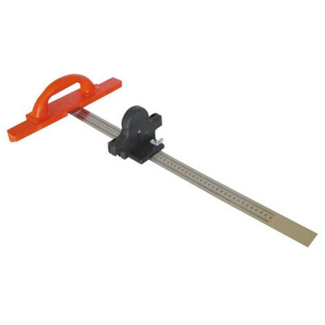 Mob Mondelin – Grand trusquin de plaquiste – Largeur de coupe jusqu'à 600 mm – Ergonomique pour gauchers et droitiers – 502160