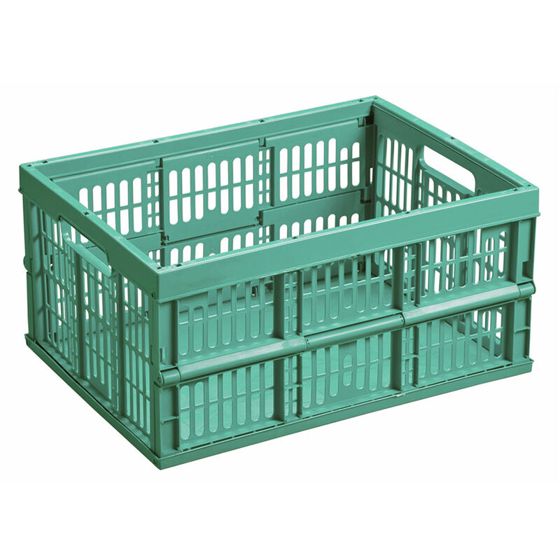 

Caja plegable 32lt 48x35x25cm color verde - Mondex