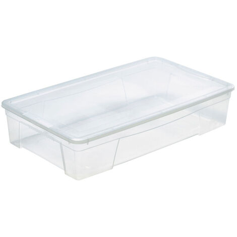 Mondex Space Box 34L Transparent Storage Box