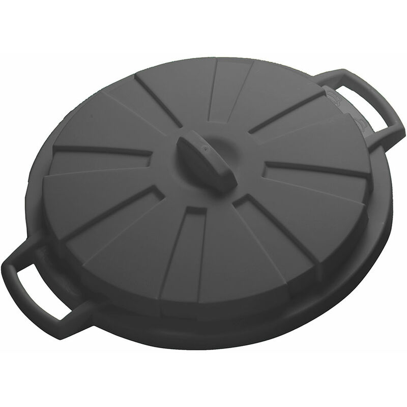 

Tapa negra para cubo comunidad 80lt negro - Mondex