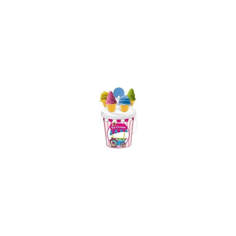 Mondo MONDO-28635 generic ice cream boy-set plage - seau renew toys et accessoires : tamis, glaces inclus 28635, multicolore