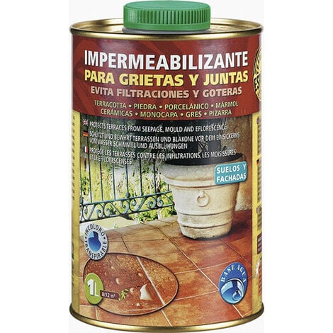 MONESTIR Impermeabilizante Para Grietas y Juntas - Medida: 1 Litro - Medida: 1 Litro - ref: MNS-10001