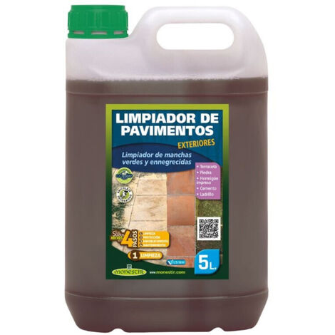 MONESTIR Limpiador De Pavimentos Exteriores - Medida: 5 Litros - ref: MNS-03003