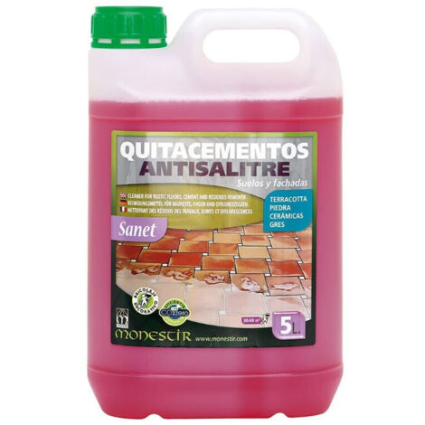 MONESTIR SANET Quitacementos Antisalitre - Medida: 5 Litros - ref: MNS-03002