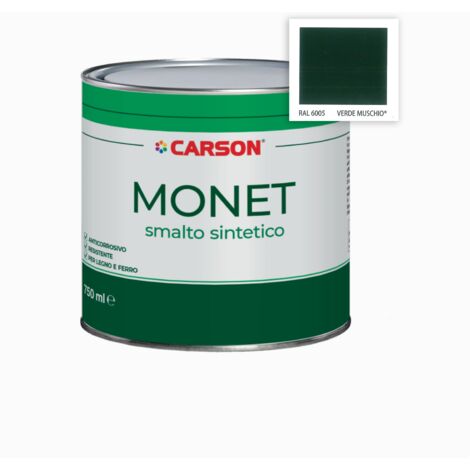 Monet smalto sint. verde muschio 6005 lt 0,75