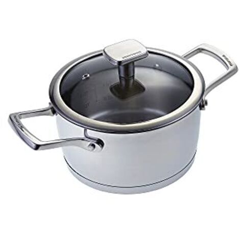 Moneta Accordo casseruola acciaio inossidabile induzione 24 cm