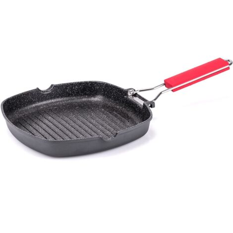 Moneta Bistecchiera Grill e Plancha in Alluminio Pressofuso