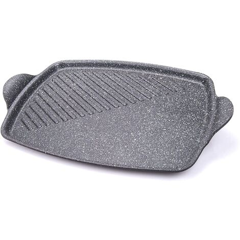 Moneta Gusto bistecchiera alluminio 35x25 cm