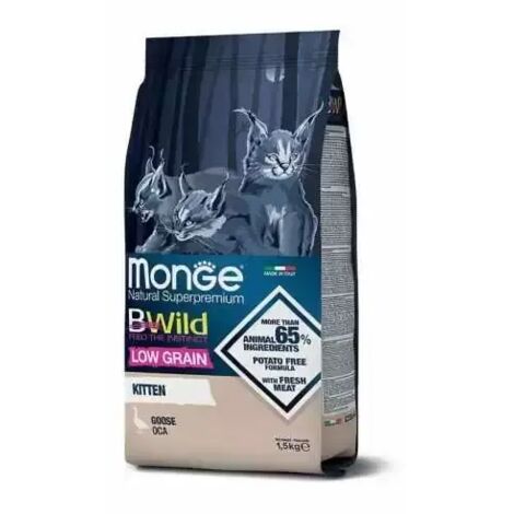 Monge BWild Cat Kitten Goose 1,5 kg