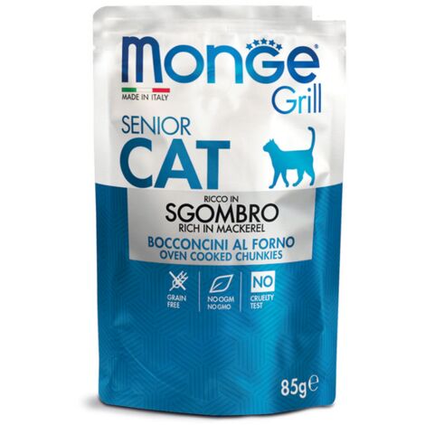 Monge Cat Grill Senior Sgombro bustina 85g