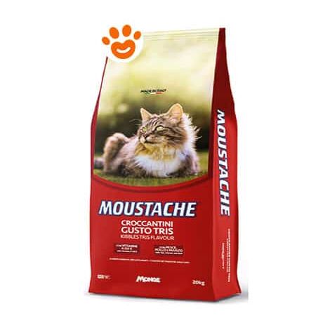 Monge Cat Moustache Gusto Tris  - Monge Cat Moustache Gusto Tris - Sacco Da 20 Kg