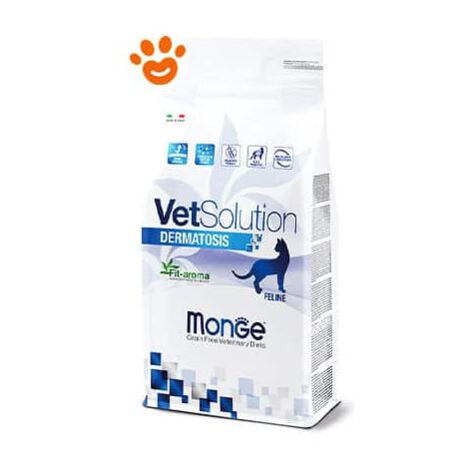 Monge Cat VetSolution Dermatosis  - Monge Cat VetSolution Dermatosis - Sacco Da 1,5 Kg
