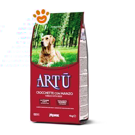 Monge Dog Artù con Manzo  - Monge Dog Artù con Manzo - Sacco Da 20 Kg