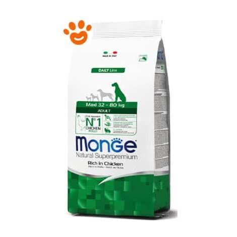 Monge Dog Natural Superpremium Adult Maxi Pollo  - Monge Dog Natural Superpremium Adult Maxi Pollo - Sacco Da 12 Kg