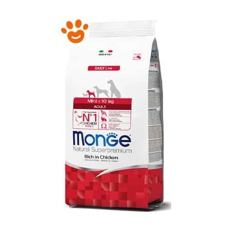Monge Dog Natural Superpremium Adult Mini Pollo  - Monge Dog Natural Superpremium Adult Mini Pollo - Sacco Da 7,5 Kg
