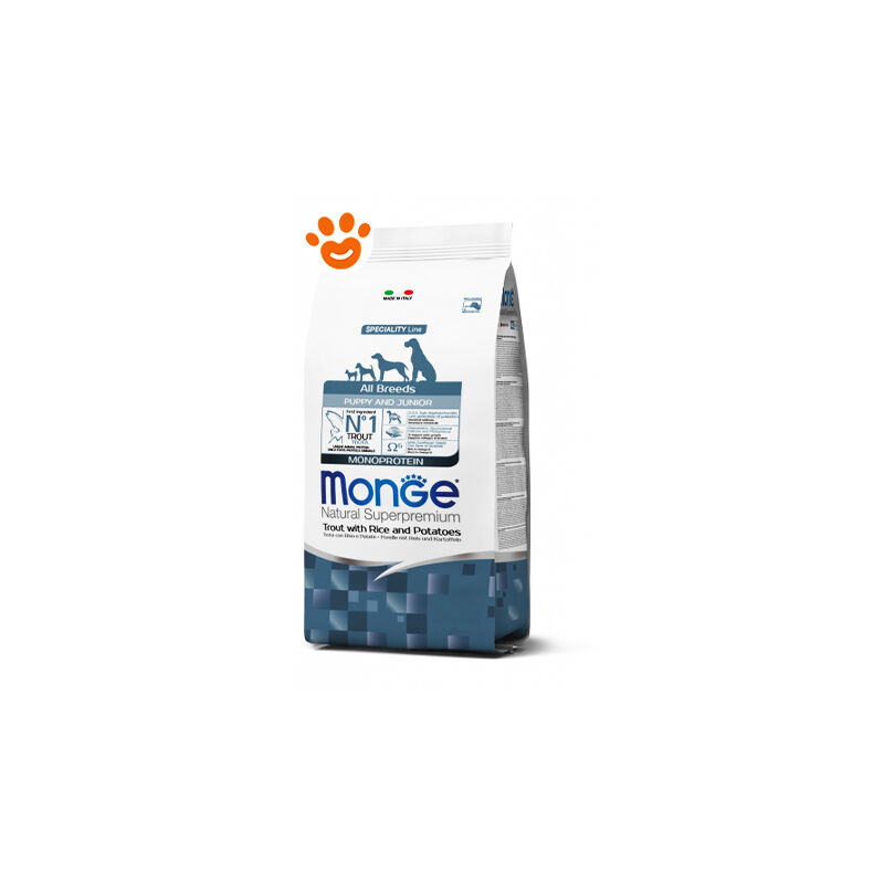 Dog Natural Superpremium All Breeds Puppy amp Junior Trota, Riso E ...