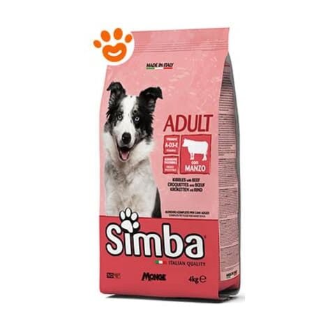 Monge Dog Simba con Manzo  - Monge Dog Simba con Manzo - Sacco Da 20 Kg
