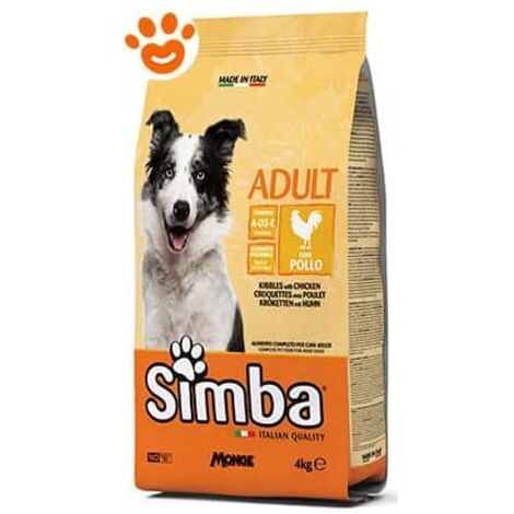 Monge Dog Simba con Pollo  - Monge Dog Simba con Pollo - Sacco Da 20 Kg