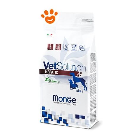 Monge Dog VetSolution Hepatic  - Monge Dog VetSolution Hepatic - Sacco Da 12 Kg
