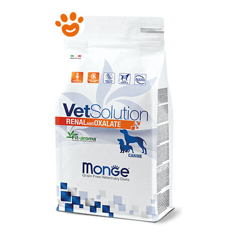 Monge Dog VetSolution Renal and Oxalate  - Monge Dog VetSolution Renal and Oxalate - Sacco Da 2 Kg
