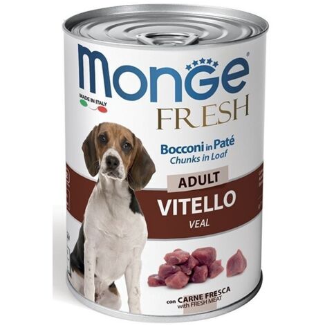 Monge Fresh Cane Patè 400gr Vitello