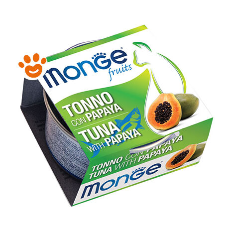 Monge Fruits Cat Adult Tonno e Papaya - Monge Fruits Cat Adult Tonno e Papaya - Lattina Da 80 Gr