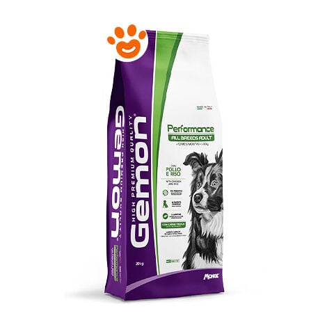 Monge Gemon All Breed Performance con Pollo e Riso  - Monge Gemon All Breed Performance con Pollo e Riso - Sacco Da 20 Kg