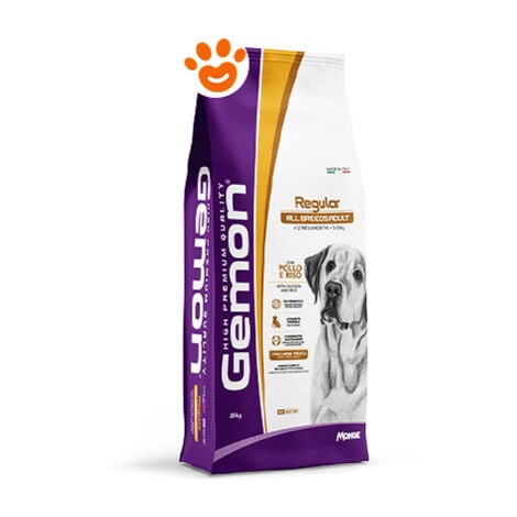 Monge Gemon All Breeds Dog Regular con Pollo e Riso  - Monge Gemon All Breeds Dog Regular con Pollo e Riso - Sacco Da 20 Kg