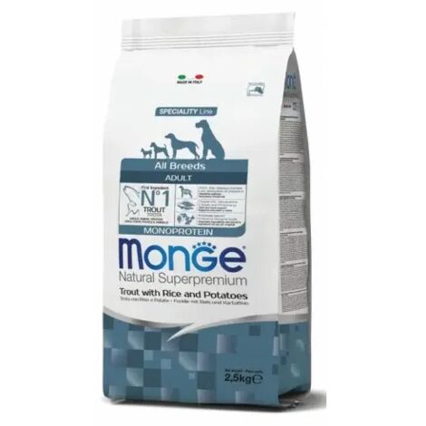 Monge Monoprotein Forelle mit Reis 2,5kg