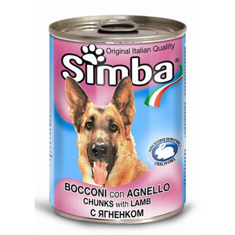 Monge Simba Dog Adult Agnello  - Monge Simba Dog Adult Agnello - Lattina Da 415 Gr