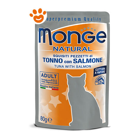 Monge Superpremium Gatto, in busta 80gr - Tonno con Salmone